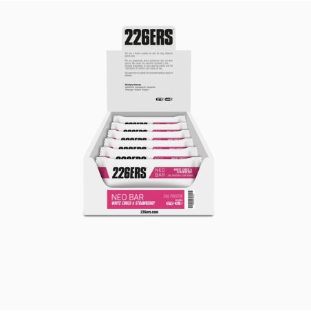 BOX 24 Neo Bar Protein White Chocolate and Strawberry
